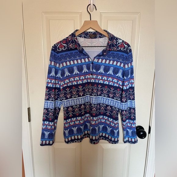 J McLaughlin Catolina Cloth Top - Picture 1 of 6